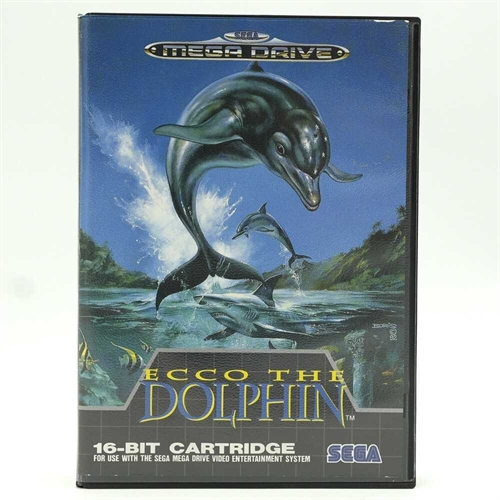 Ecco The Dolphin - Komplet I Æske - Sega Mega Drive Spil (B Grade) (Genbrug)